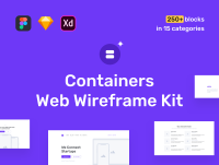 Logo of Containers Web Wireframe Kit