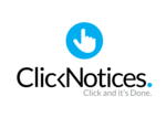 Logo of Click Notices - Delinquency Management Platform