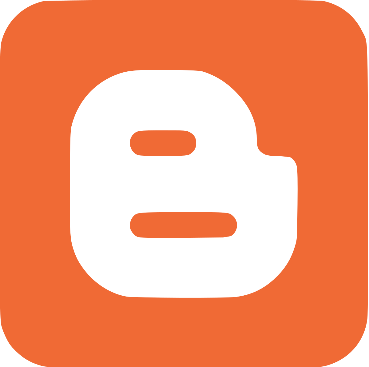 Logo of Blogger