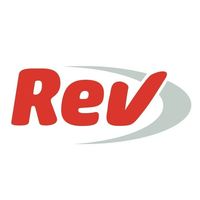 Logo of Rev - Transcription, Captioning, and Subtitling Services