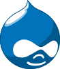 Logo of Drupal