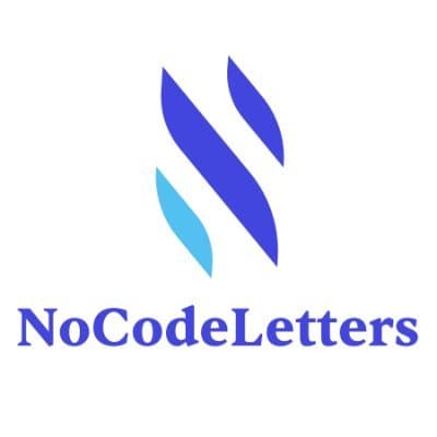 Logo of No Code Letters