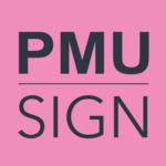 Logo of PMU Sign