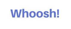 Logo of WHOOSH!